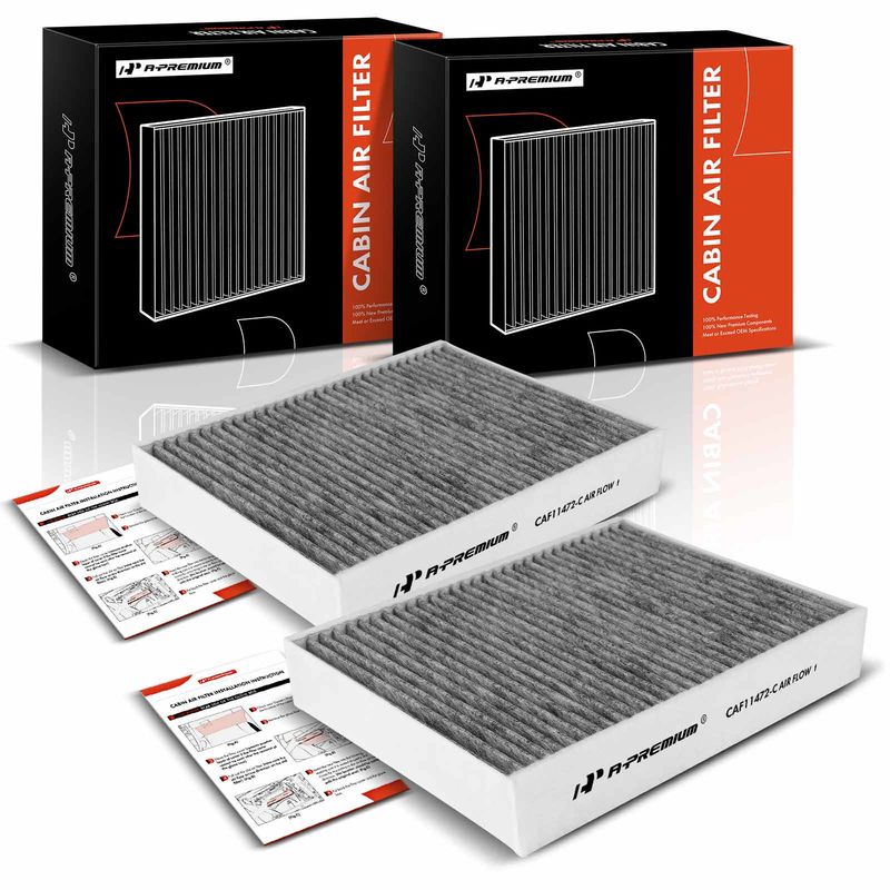 2x Activated Carbon Cabin Air Filter for BMW F22 F23 F30 F31 228i 330i GT xDrive