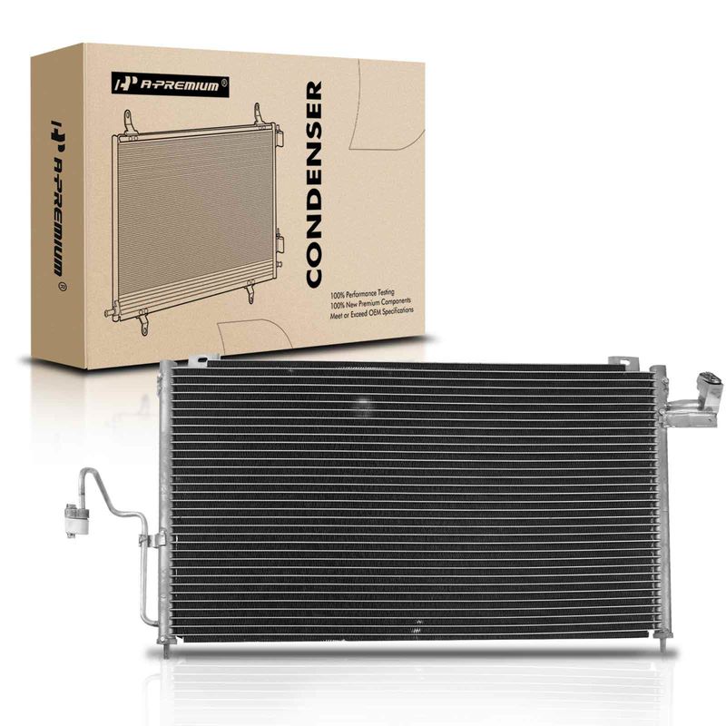 AC Condenser without Receiver Drier for Mazda Protege5 2002-2003 L4 2.0L Base