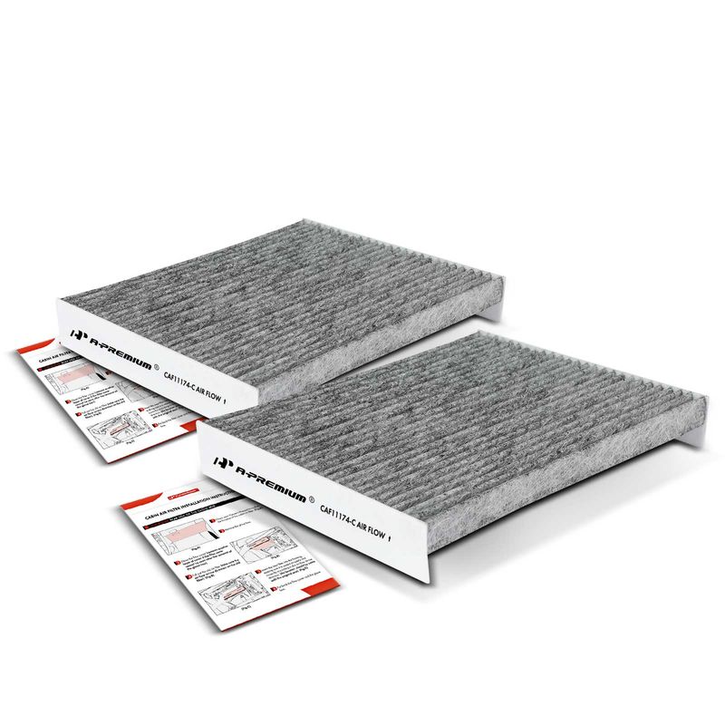 2x Activated Carbon Cabin Air Filter for Ford Fusion Lincoln MKZ Mercury Milan