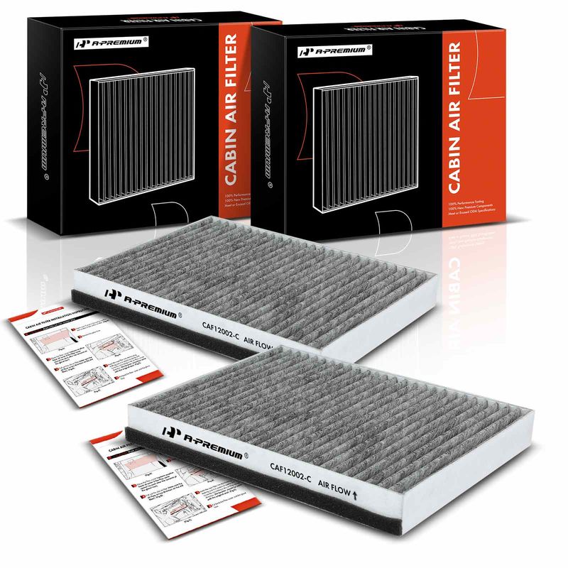 2x Activated Carbon Cabin Air Filter for Kia Soul 2014-2019 Soul EV 2015-2019