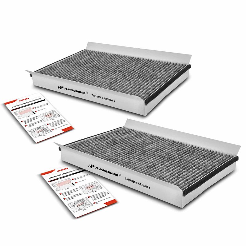 2x Activated Carbon Cabin Air Filter for Dodge Mercedes-Benz Sprinter 2500 3500