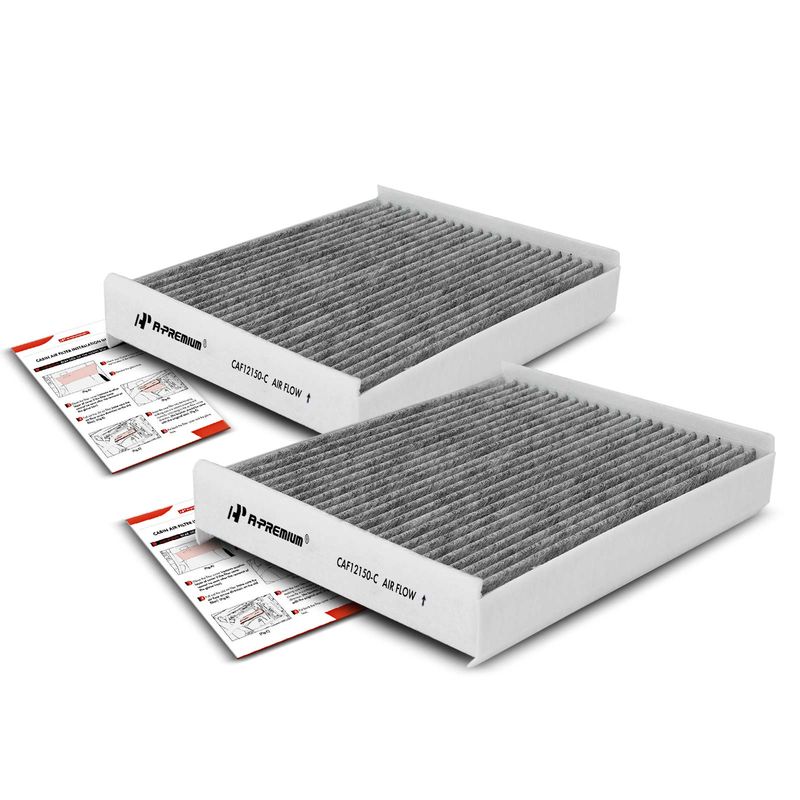2x Activated Carbon Cabin Air Filter for Ford F-150 15-22 F-250 F-350 Super Duty