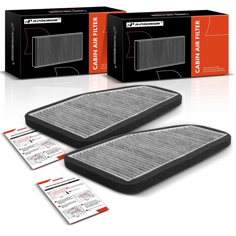 2x Activated Carbon Cabin Air Filter for Ford Escape 07-12 Mazda Tribute 08-11