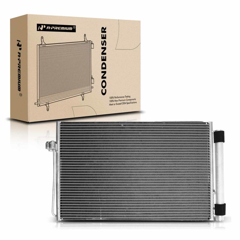 AC Condenser with Receiver Drier for BMW 535i 08-10 535xi 535i xDrive L6 3.0L