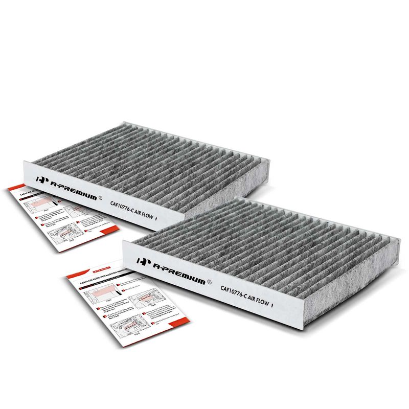 2x Activated Carbon Cabin Air Filter for Kia Soul 2010-2013 Fresh Breeze