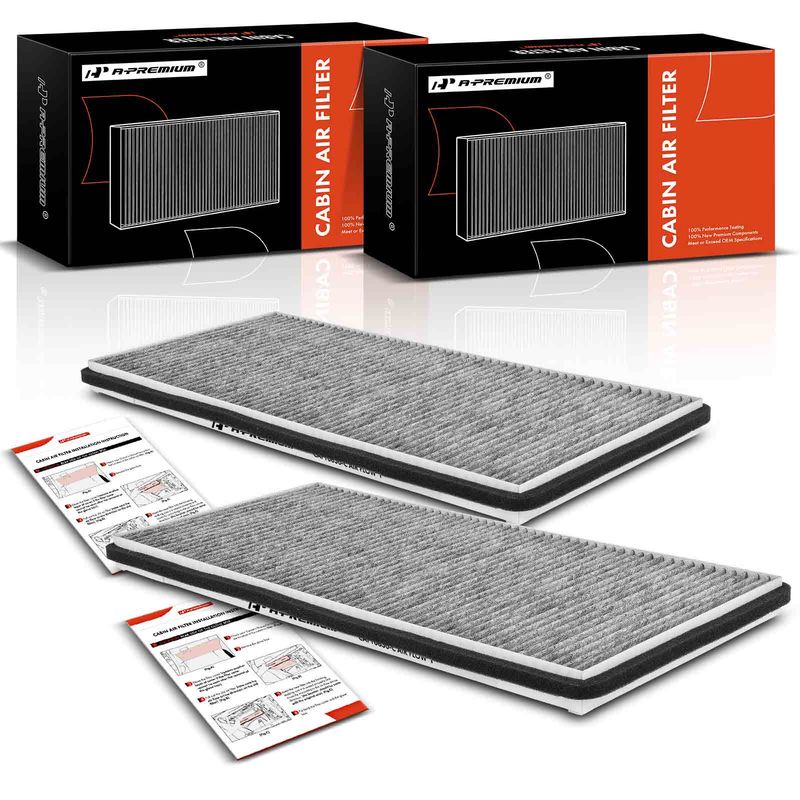 2x Activated Carbon Cabin Air Filter for E53 BMW X5 Land Rover Range Rover