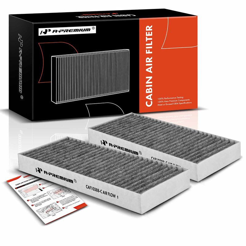2x Activated Carbon Cabin Air Filter for Nissan Armada NV2500 NV3500 INFINITI