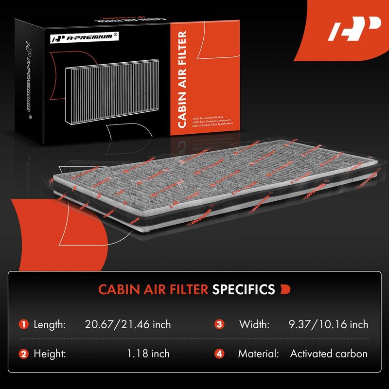 2x Activated Carbon Cabin Air Filter for E53 BMW X5 Land Rover Range Rover