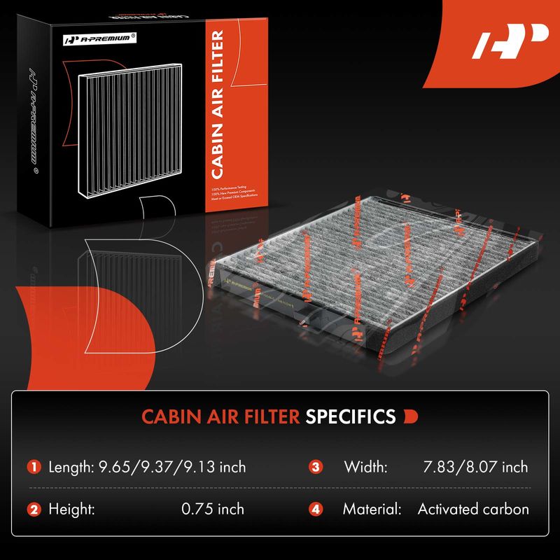 Activated Carbon Cabin Air Filter for Chevrolet Aveo 04-11 Aveo5 Pontiac G3 Wave
