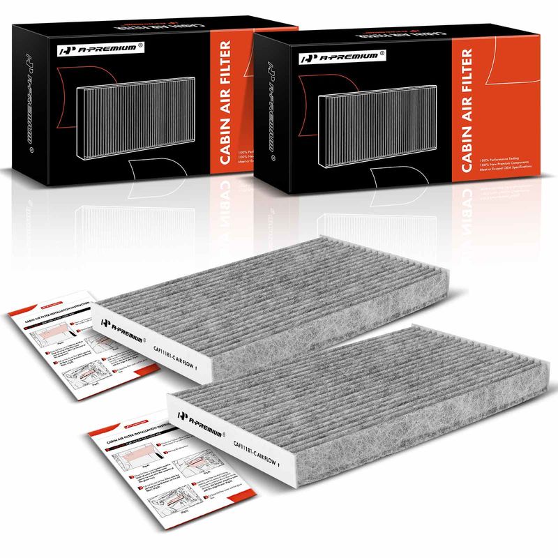 2x Activated Carbon Cabin Air Filter for Chevy Corvette 2005-2019 Cadillac XLR