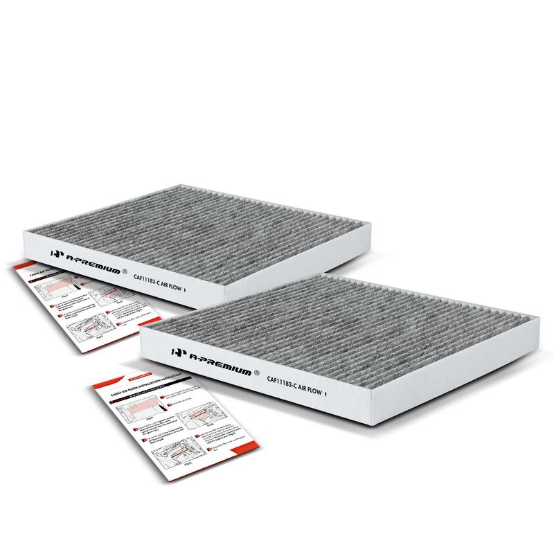 2x Activated Carbon Cabin Air Filter for Jeep Grand Cherokee 11-21 Dodge 11-22