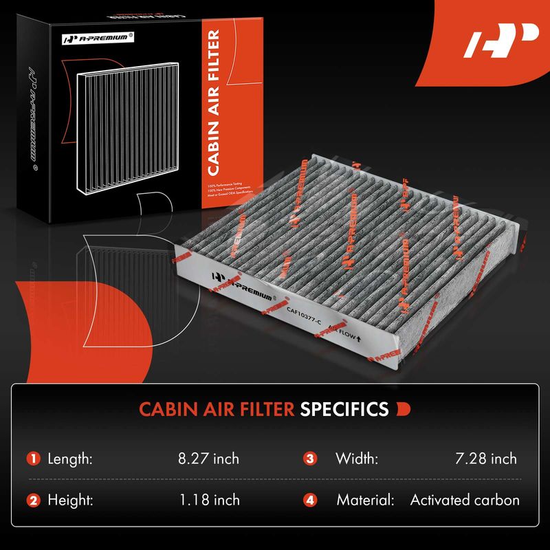 Activated Carbon Cabin Air Filter for Subaru Impreza 02-07 Saab 9-2X 2.0L 2.5L