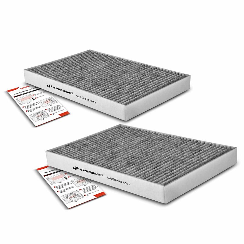 2x Activated Carbon Cabin Air Filter for Audi A4 02-09 A6 01-04 Allroad Quattro