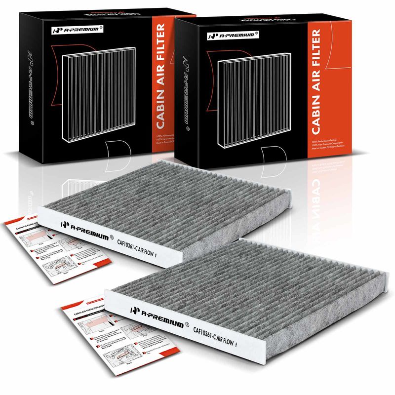 2x Activated Carbon Cabin Air Filter for Chevrolet Cobalt HHR Pontiac Saturn Ion