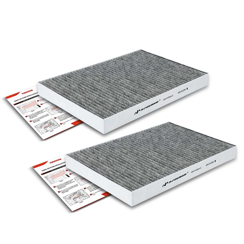 2x Activated Carbon Cabin Air Filter for Chrysler Dodge Challenger Charger Magnum