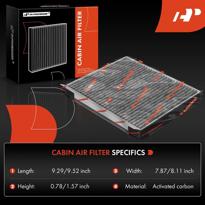 2x Activated Carbon Cabin Air Filter for Hyundai Accent 2006 2007 2008 1.6L