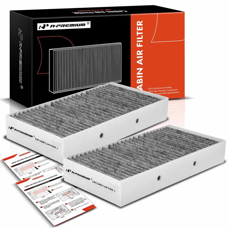 2x Activated Carbon Cabin Air Filter for Mercedes-Benz GL450 GL550 ML250 ML550
