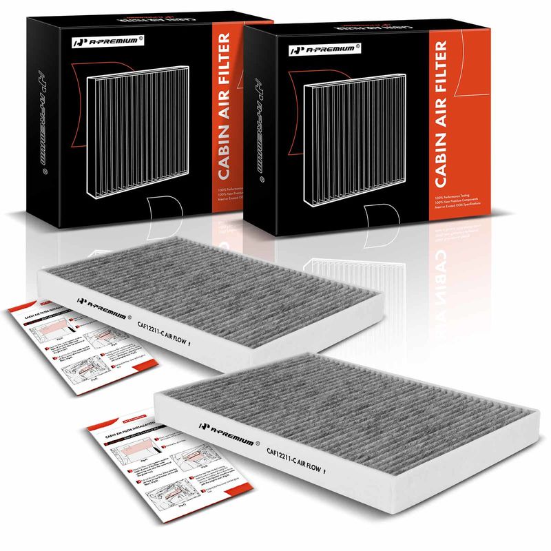 2x Activated Carbon Cabin Air Filter for Audi A4 17-20 A6 A8 Quattro Q5 Porsche