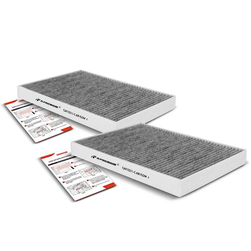 2x Activated Carbon Cabin Air Filter for Audi A4 17-20 A6 A8 Quattro Q5 Porsche