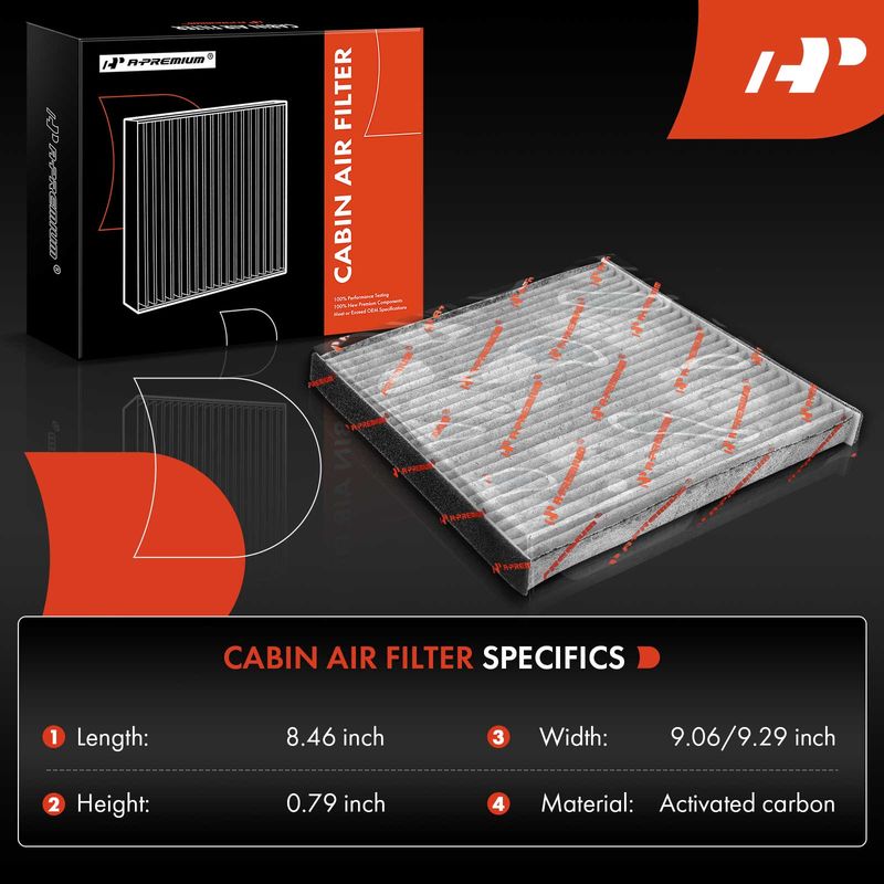 Activated Carbon Cabin Air Filter for Lexus IS300 99-03 Toyota Highlander