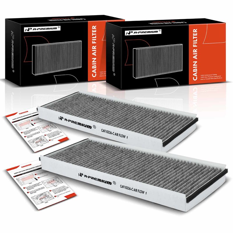 2x Activated Carbon Cabin Air Filter for Dodge Freightliner Sprinter 2500 3500