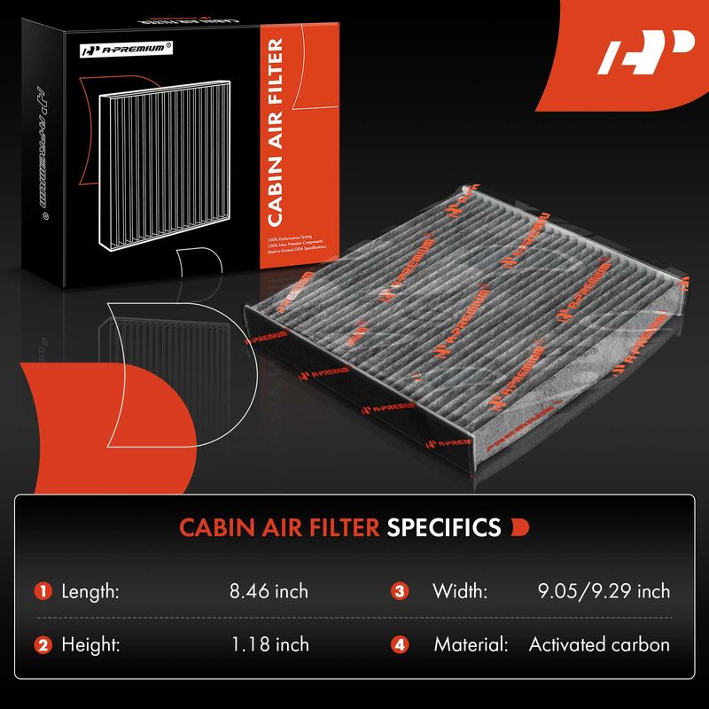 2x Activated Carbon Cabin Air Filter for Lexus GS300 GS430 01-05 LS430 01-06