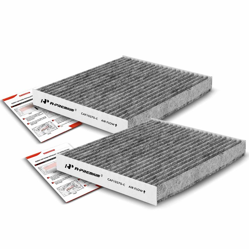 2x Activated Carbon Cabin Air Filter for Ford Mustang 2005-2014