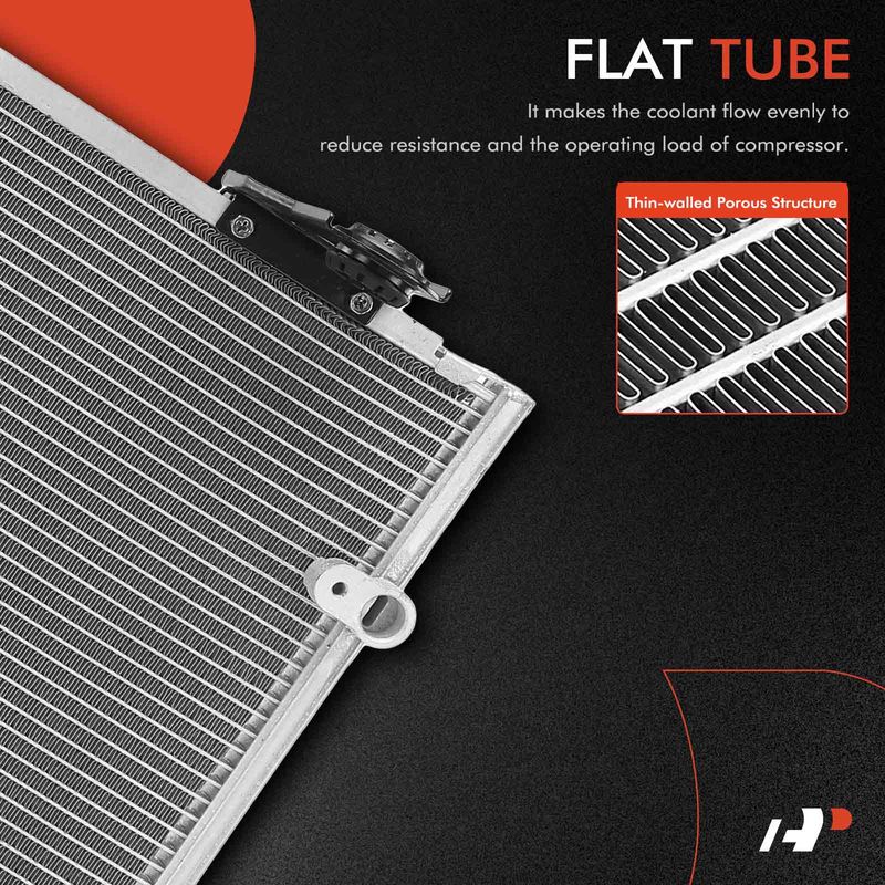 A/C Condenser with Receiver Drier for Toyota Tundra 2019 V8 4.6L V8 5.7L