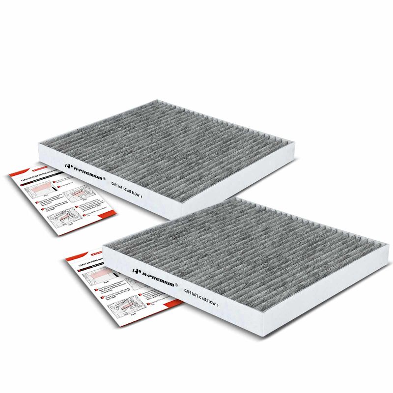 2x Activated Carbon Cabin Air Filter for Ram 1500 2500 3500 2016-2023 Mazda CX-7