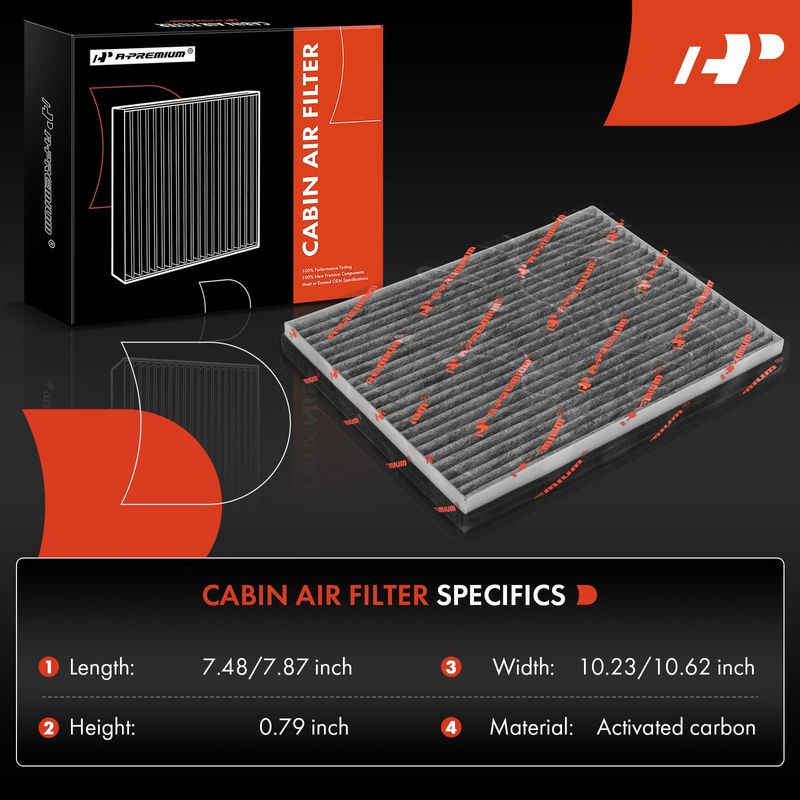 Activated Carbon Cabin Air Filter for Suzuki Grand Vitara 2006-2013