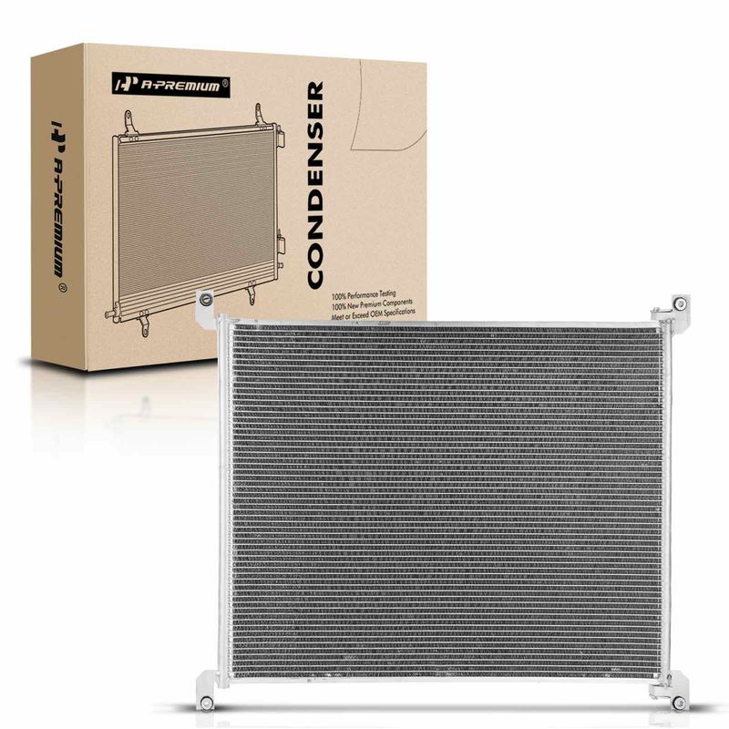 A/C Condenser without Receiver Drier for Kenworth T2000 1997-2007 T800 2002