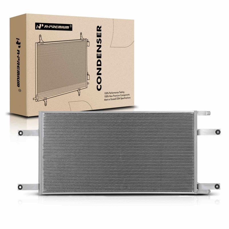 A/C Condenser without Receiver Drier for Peterbilt 335 340 Kenworth T300 T800