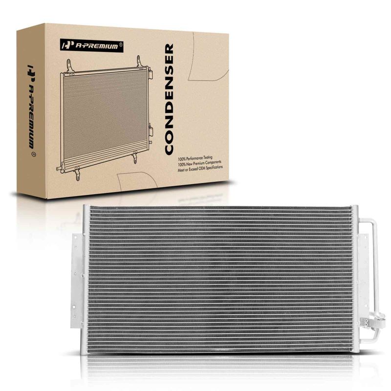 A/C Condenser without Receiver Drier for Chevy Impala 1994-1996 Buick Cadillac