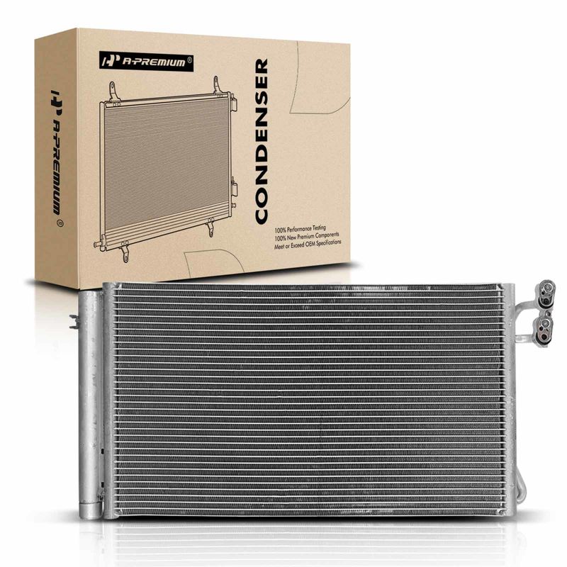A/C Condenser with Receiver Drier for BMW 128i 135i 135is 335d 335i Z4