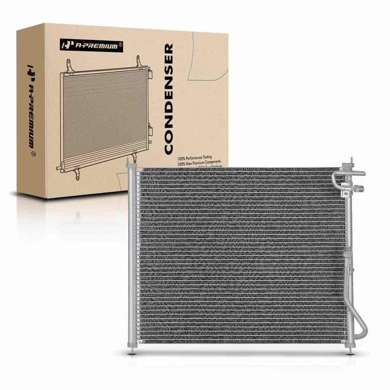 A/C Condenser without Receiver Drier for Volvo 740 1990-1991 760 1988-1990 940