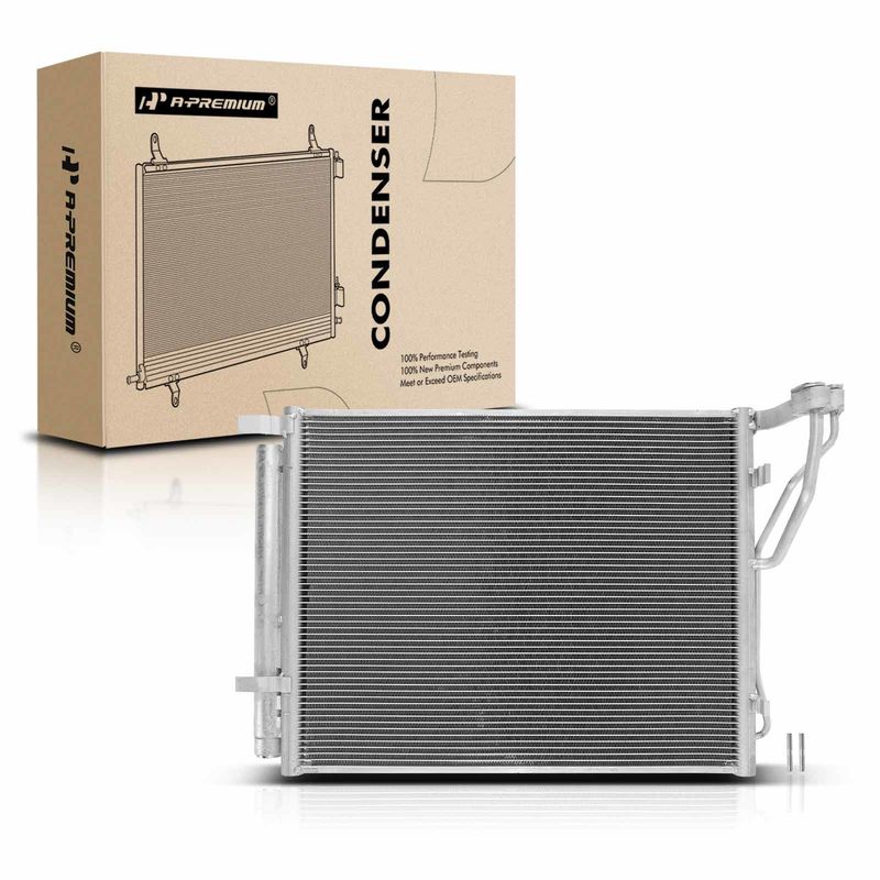 A/C Condenser with Receiver Drier for Kia Optima 2016-2018 1.6L 2.0L
