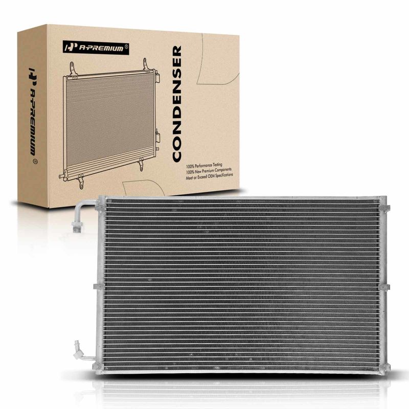 A/C Condenser without Receiver Drier for Chevy Corvette 1973-1982 5.0L 5.7L 7.4L