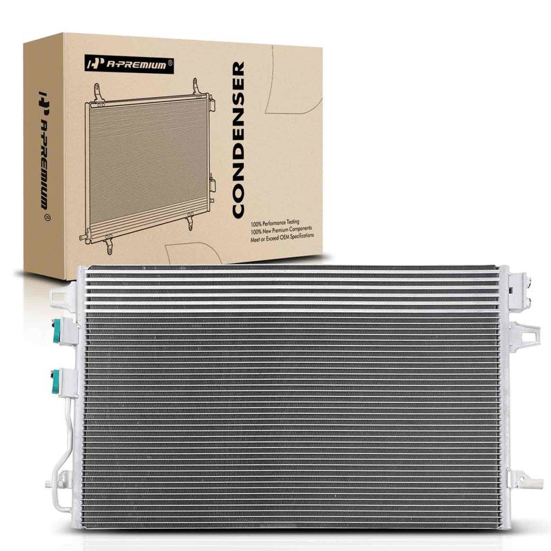 A/C Condenser without Receiver Drier for Chrysler Town & Country 2005-2007 Dodge