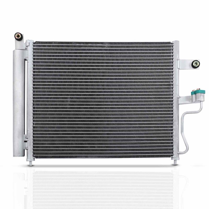 A/C Condenser with Receiver Drier for Hyundai Accent 2000-2003 Manual trans.