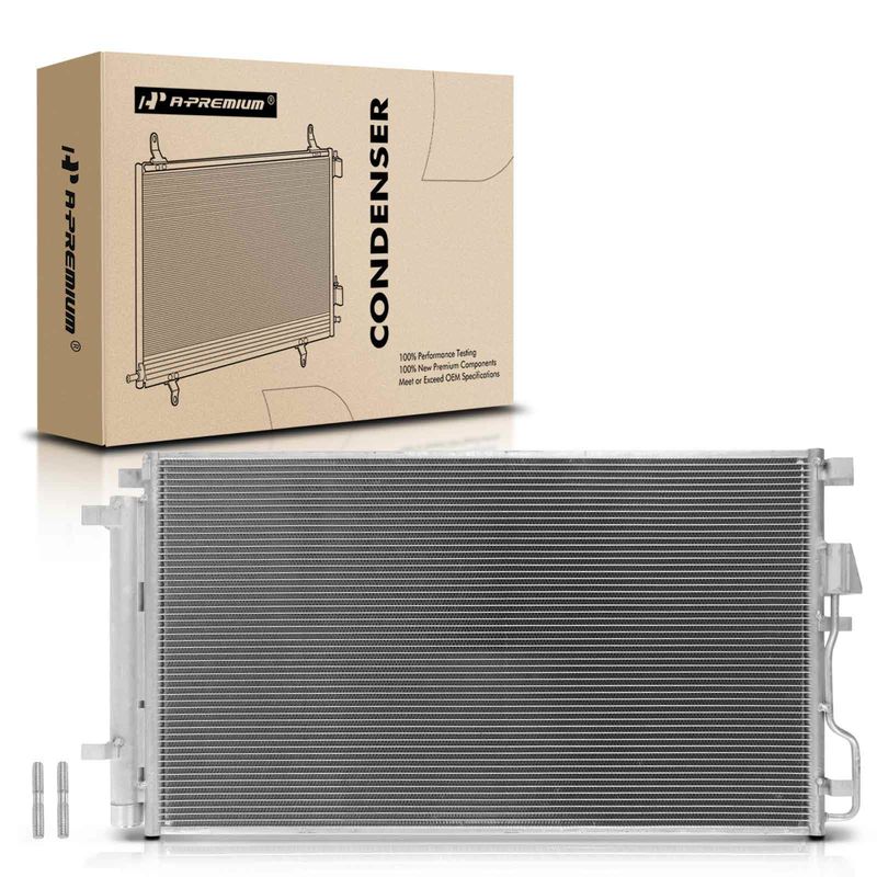 A/C Condenser with Receiver Drier for Kia Sportage 2017-2019 2.4L AWD