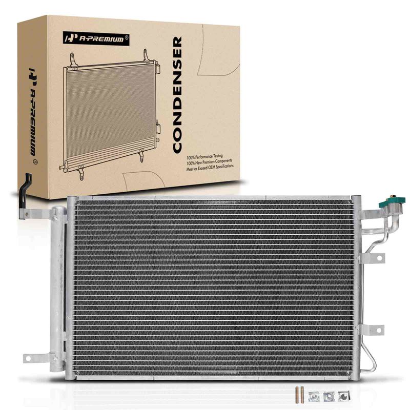 A/C Condenser with Receiver Drier for Kia Spectra 2004-2009 Spectra5 2005-2009