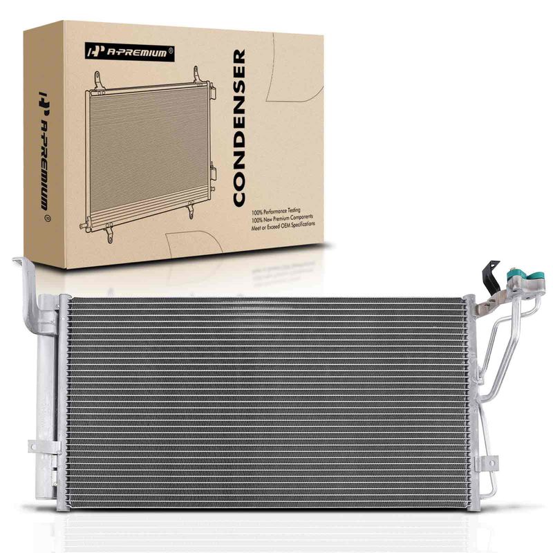 A/C Condenser with Receiver Drier for Hyundai Sonata 2004-2005 XG350 Kia Optima