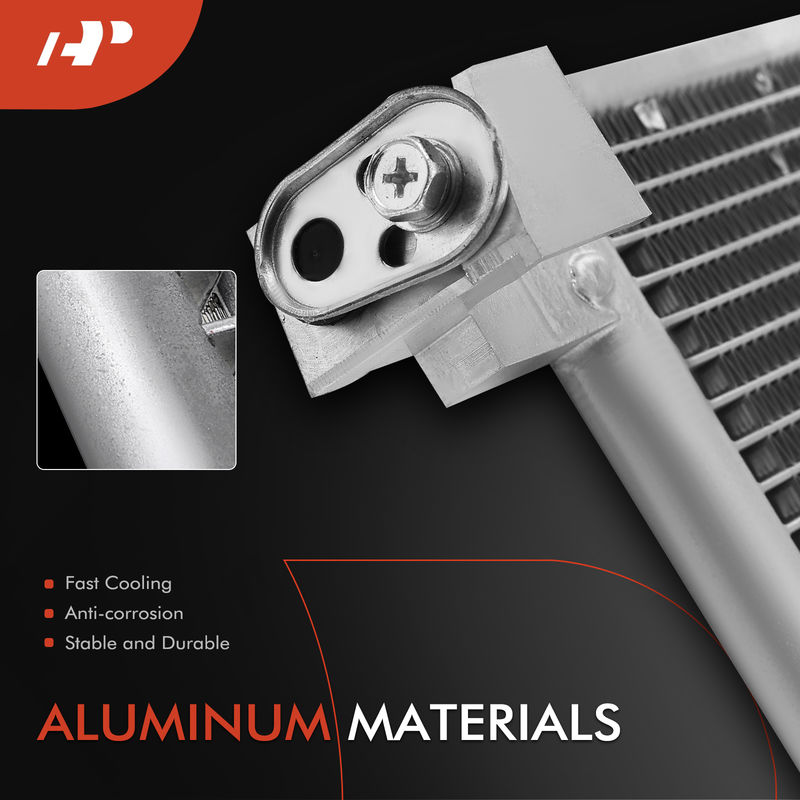 A/C Condenser with Receiver Drier for Jaguar F-Pace 2017-2021 XE XF