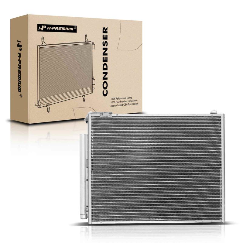 A/C Condenser with Receiver Drier for Toyota 4Runner 2010-2020 V6 4.0L