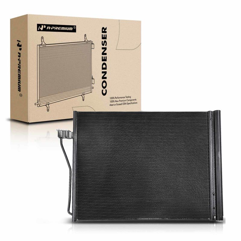 A/C Condenser with Receiver Drier for BMW 750i 2009-2015 760Li Alpina B7