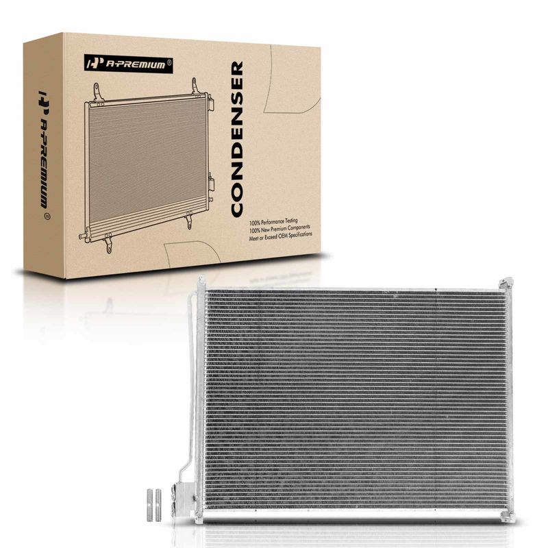 A/C Condenser without Receiver Drier for Ford Excursion F-250 F-350 Super Duty
