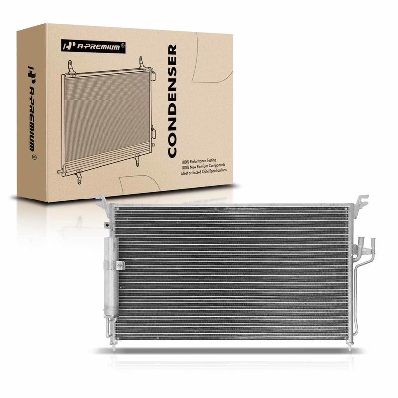 A/C Condenser with Receiver Drier for INFINITI FX35 2003-2008 FX45 3.5L 4.5L