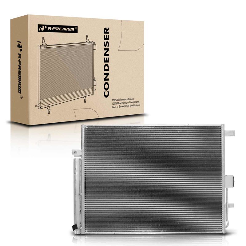 A/C Condenser with Receiver Drier for Dodge Durango 2015-2020 3.6L 5.7L 6.4L