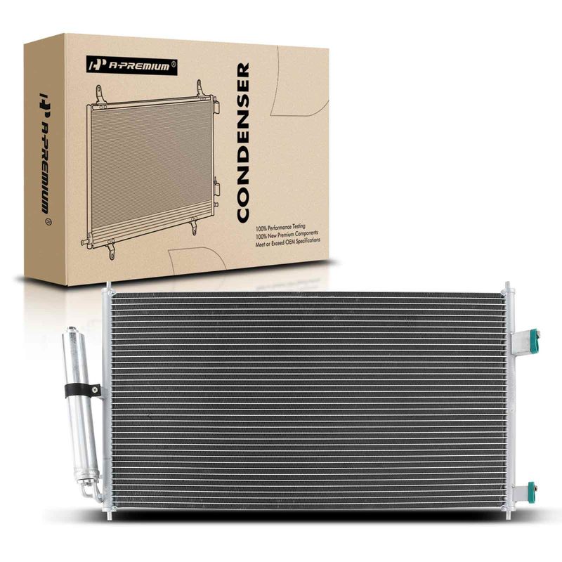 A/C Condenser with Receiver Drier for Nissan X-Trail 2002-2007 L4 2.5L