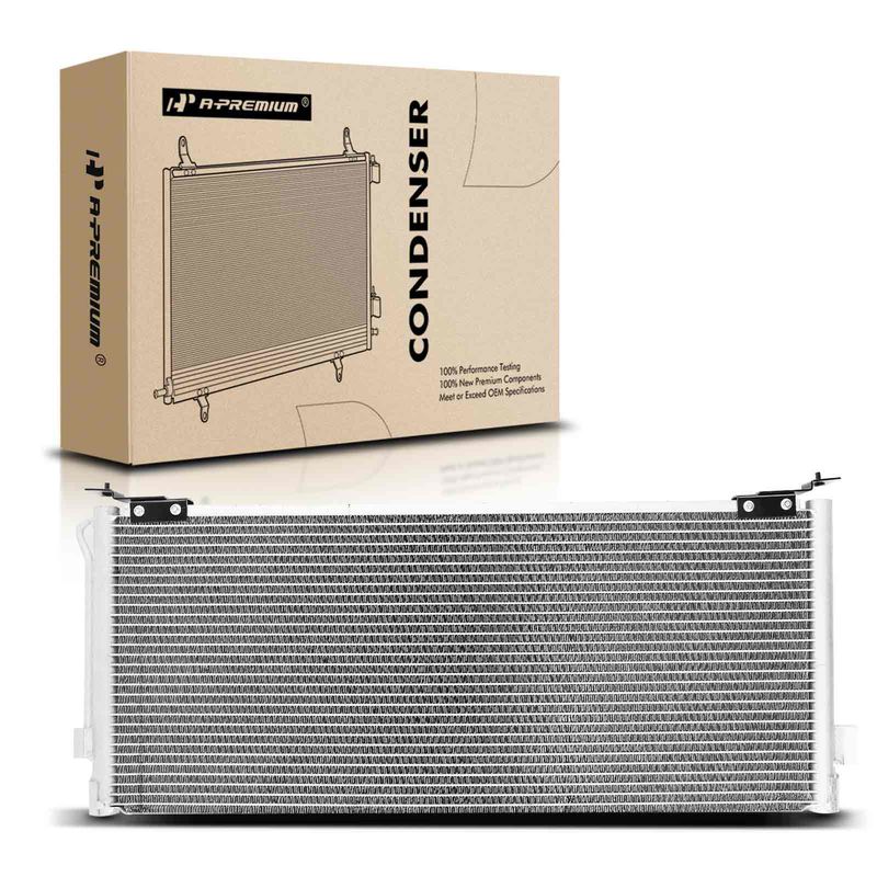 A/C Condenser without Receiver Drier for Subaru Legacy 1995-1997 H4 2.2L 2.5L